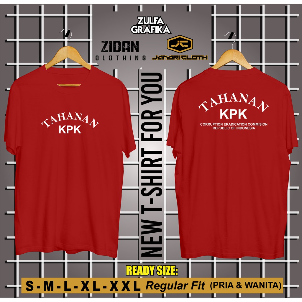 kaos tahanan kpk baju politik KPK