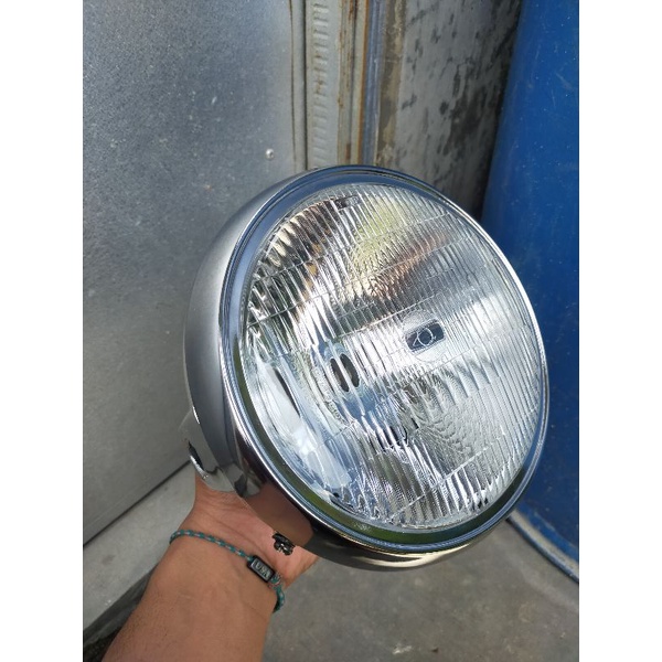lampu depan ninja ss batok ninja ss head lamp ninja ss HMA bulat crom kW