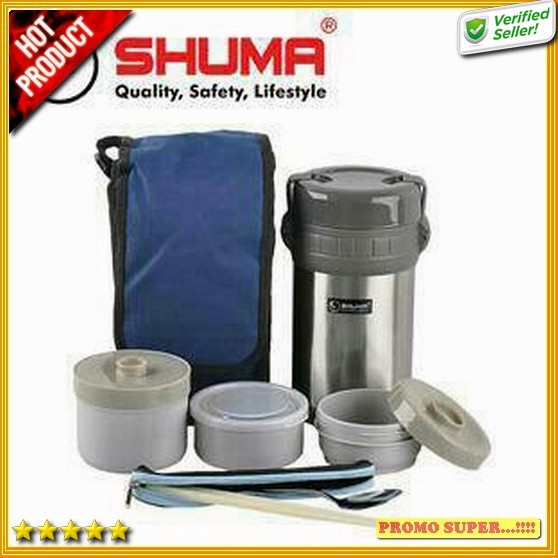 SHUMA UNBREAKABLE VACUUM INSULATED THERMAL LUNCH BOX 1500 ML 1,5L R635