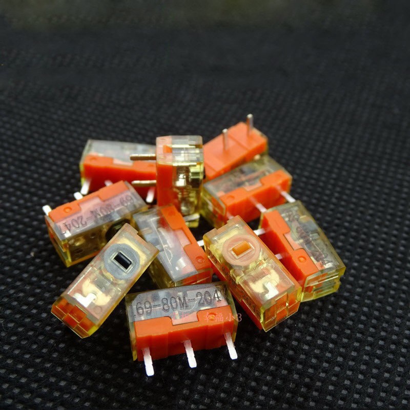 Cre 2pcs / Pak Tombol Micro Switch Gold Contactor 80 Juta Klik Anti Debu