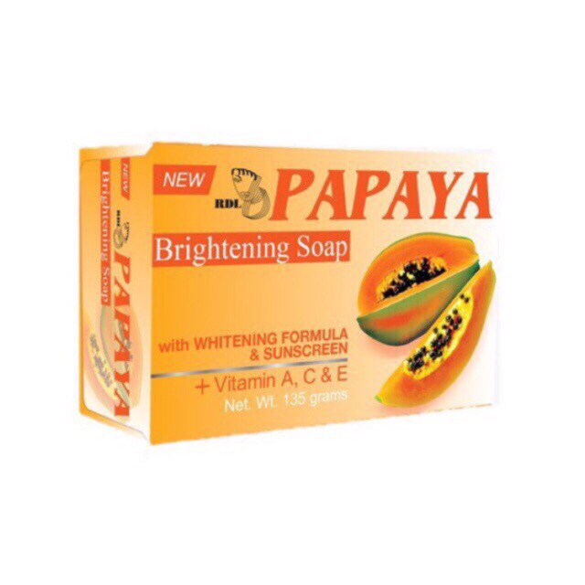 RDL Papaya Brightening Soap Asli Sabun Pepaya Filipina 135gr