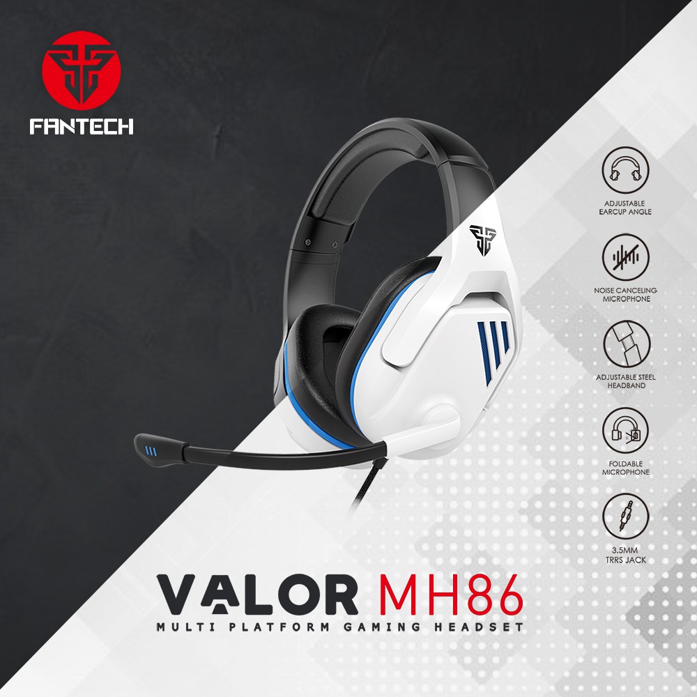 Fantech MH86 Valor Headset Gaming Multi Media Jaktech.id