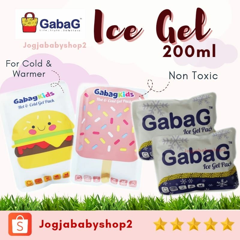 Ice gel ice pack coolpack gabag 200ml 150 gram motif lucu