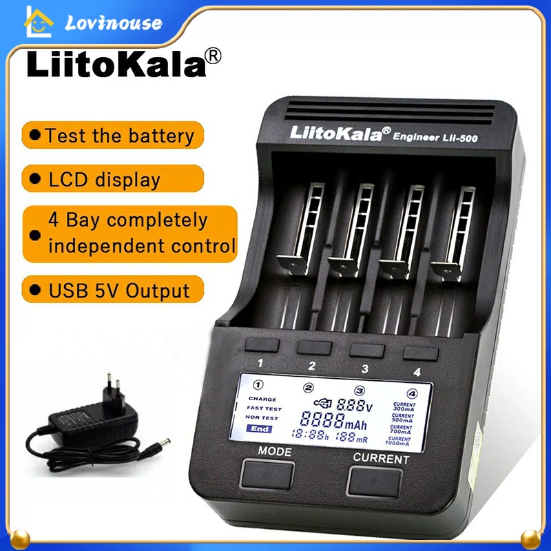 LiitoKala Smart Charger Lii 500 Smart battery charger OKK