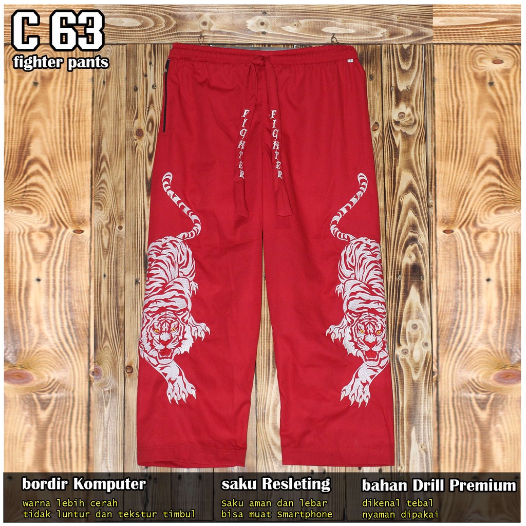 CELANA PANGSI SILAT HARIMAU MERAH C-63