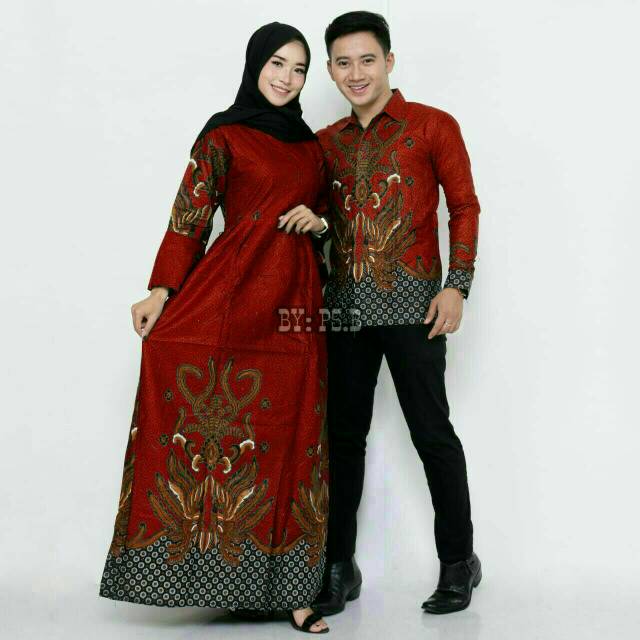 Maura Couple - Sania Ruffle Batik Couple Ori Ndoro Jowi