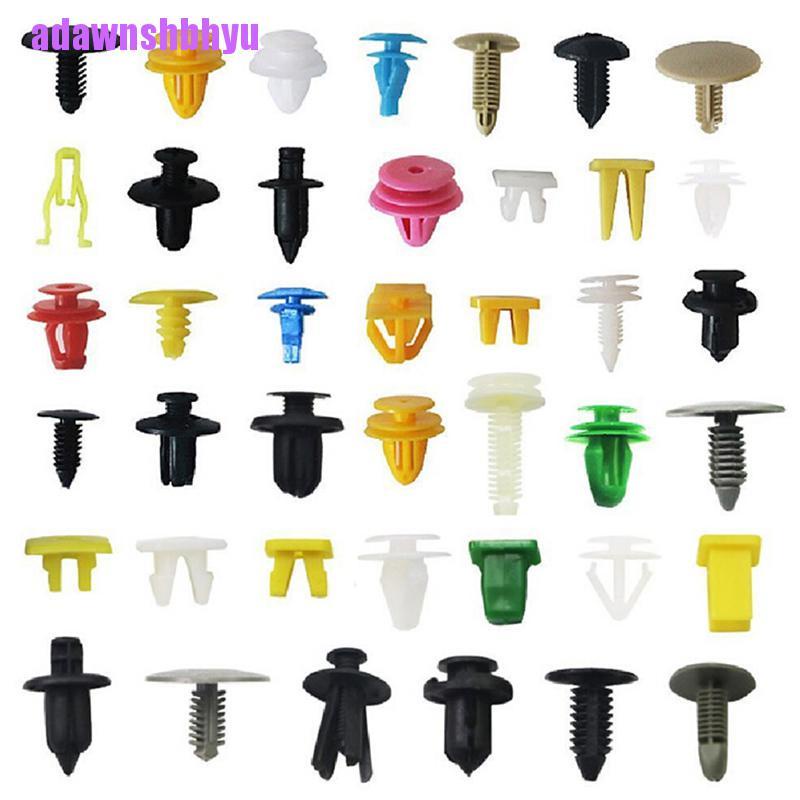 500 Pcs Klip Pengencang Bumper Fender Trim Pintu Mobil Bahan Plastik