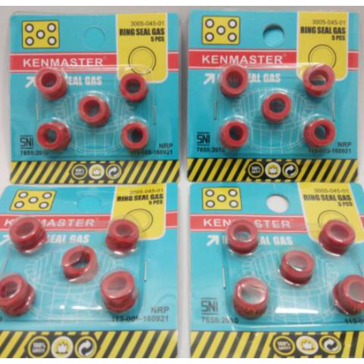 RING SEAL GAS/ KARET GAS SET ISI 5 PCS/ SEAL KARET/KARET PENGAMAN TABUNG GAS/Seal Karet Tabung Alat Pengaman Gas Klep Tabung Silicon