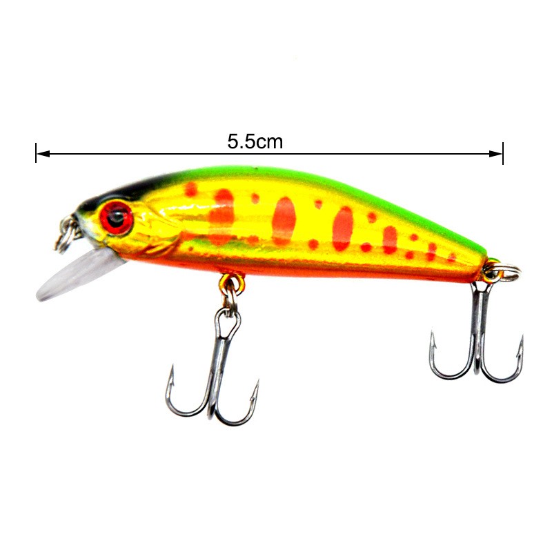 Flash Sale 1Pcs New Sinking Minnow Umpan Pancing 58mm 6.5g Swimbait Fishing Lure Bass Wobbler Ikan Kecil Kail Memancing Kait