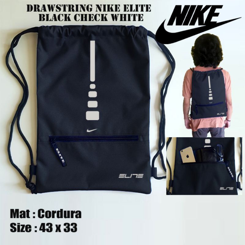 Tas serut nike - Tas nike elite - Tas serut gym - Serut futsal - sackbag tas karung murah