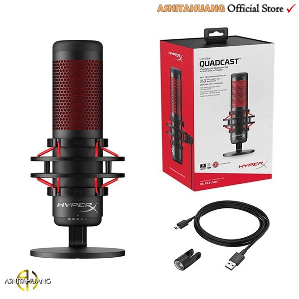 HyperX QuadCast - USB Condenser Gaming Microphone