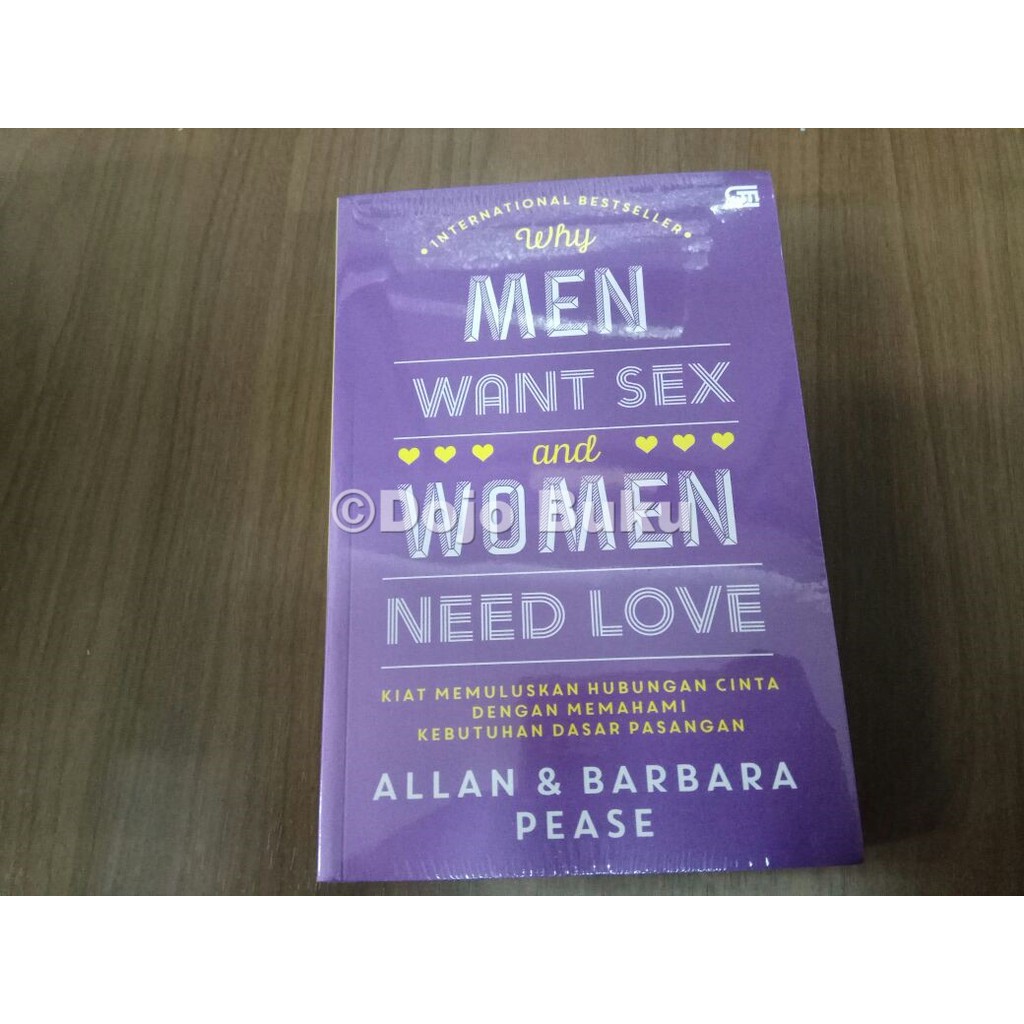 Why Men Want &amp; Women Need Love by Allan Barbara Pease