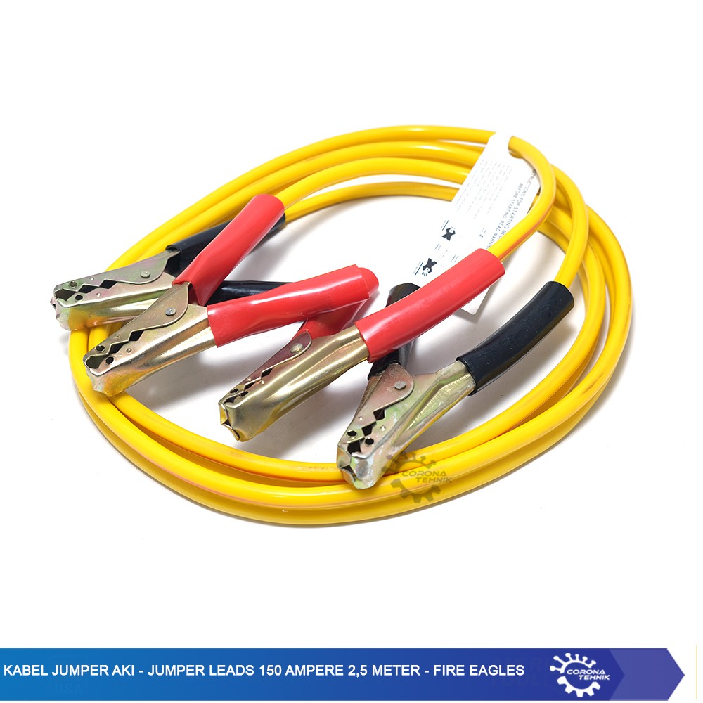 Fire Eagles - Kabel Jumper Aki - Jumper Leads 150 Ampere 2,5 Meter