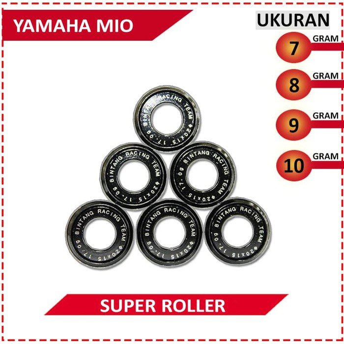SUPER ROLLER BLACK DIAMOND BRT YAMAHA MIO