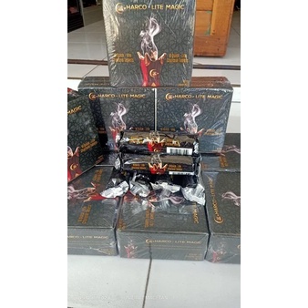 arang magic carcoal box isi 8rol atau 80keping