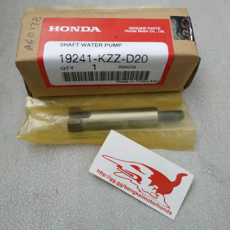 Shaft Water Pump As Pompa Air Radiator CBR 250R 300R CB 300 Thailand Ori Honda 19241-KZZ-D20