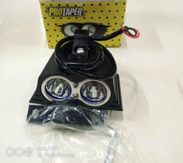 LAMPU SOROT OWL 2 MATA 3 MATA SUPER TERANG ISI 1 PCS