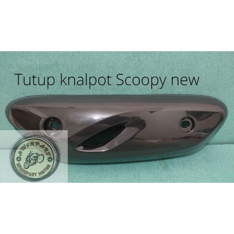 cover tutup knalpot Scoopy new