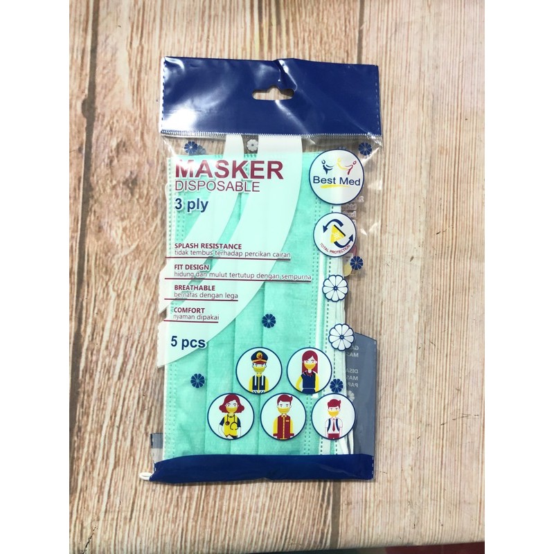 Best med Masker isi 5 headloop/Earloop