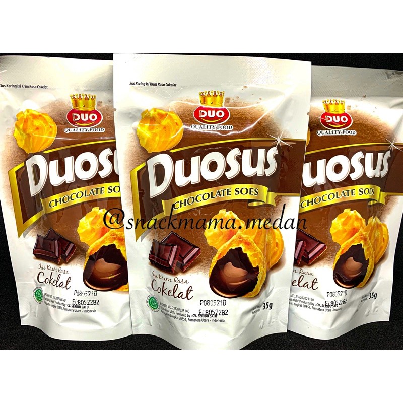 

DUOSUS COKLAT 35GR / DUOSUS BLUEBERRY | SOES KERING / SUS COKLAT