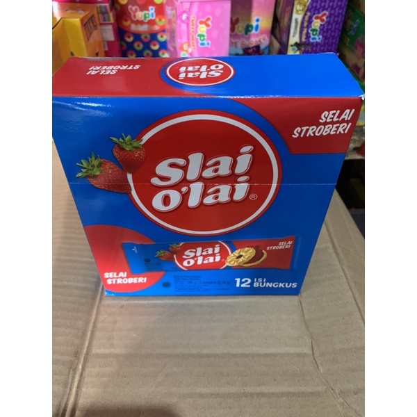 

ROMA SLAI OLAI STRAWBERRY STROBERI 1 BOX ISI 12