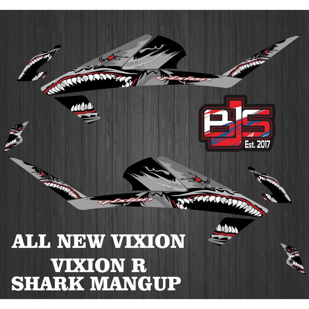 [COD] Stiker Sticker Striping all New Vixion Vixion r shark mangup