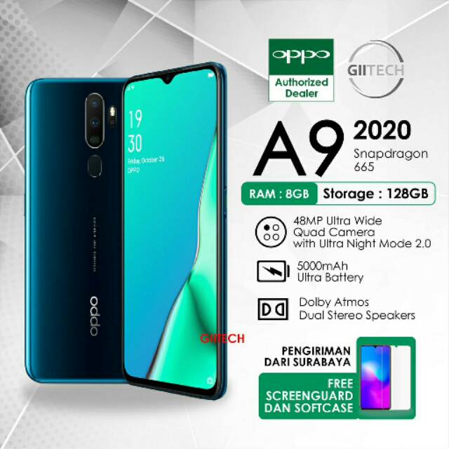 OPPO A9 2020 Garansi Resmi Termurah