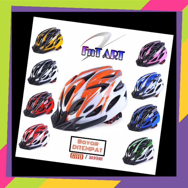 Helm sunglass sepeda gunung berkualitas terbaik EPS FOAM PVC MTB Lipat Fiksi anti pecah kuat united