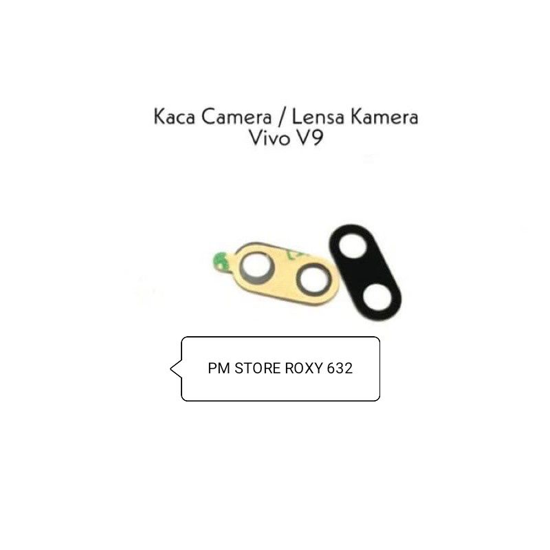 Lensa Kaca Kamera Belakang Vivo V9/ Kaca Kamera Belakang Vivo V9