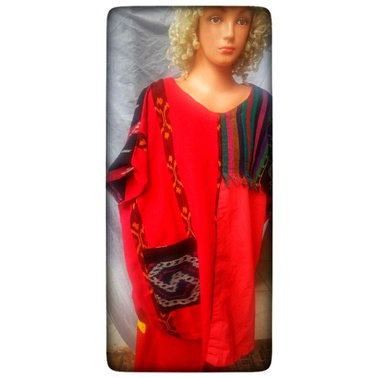 blouse longgar etnik Tenun troso