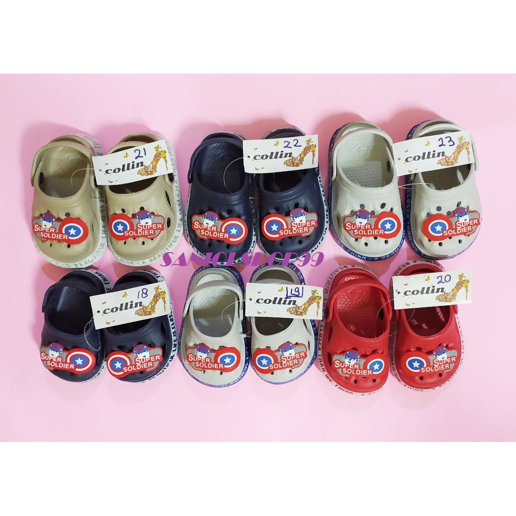 Sandal Anak Cowok Collin Sandal Anak Tali Belakang