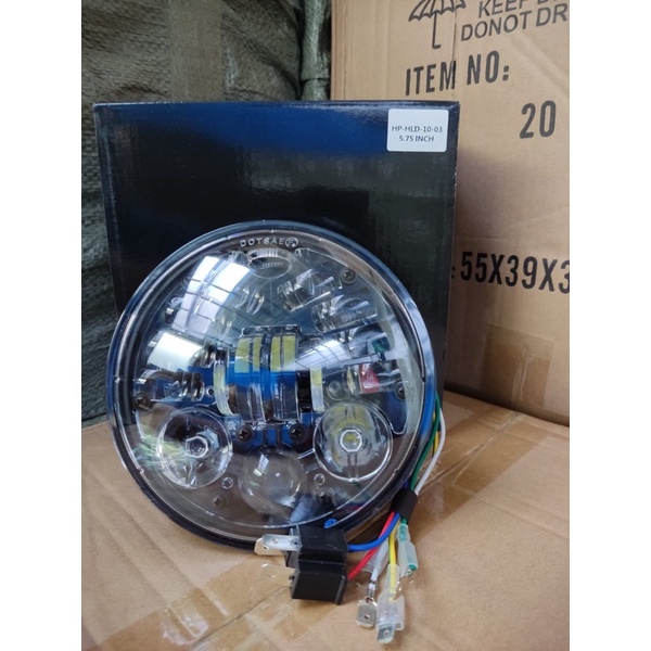 DAYMAKER IMPORT 16LED DUS HITAM LAMPU PESEK 5.75 INCH CB GL MEGAPRO TIGER JAPSTYLE
