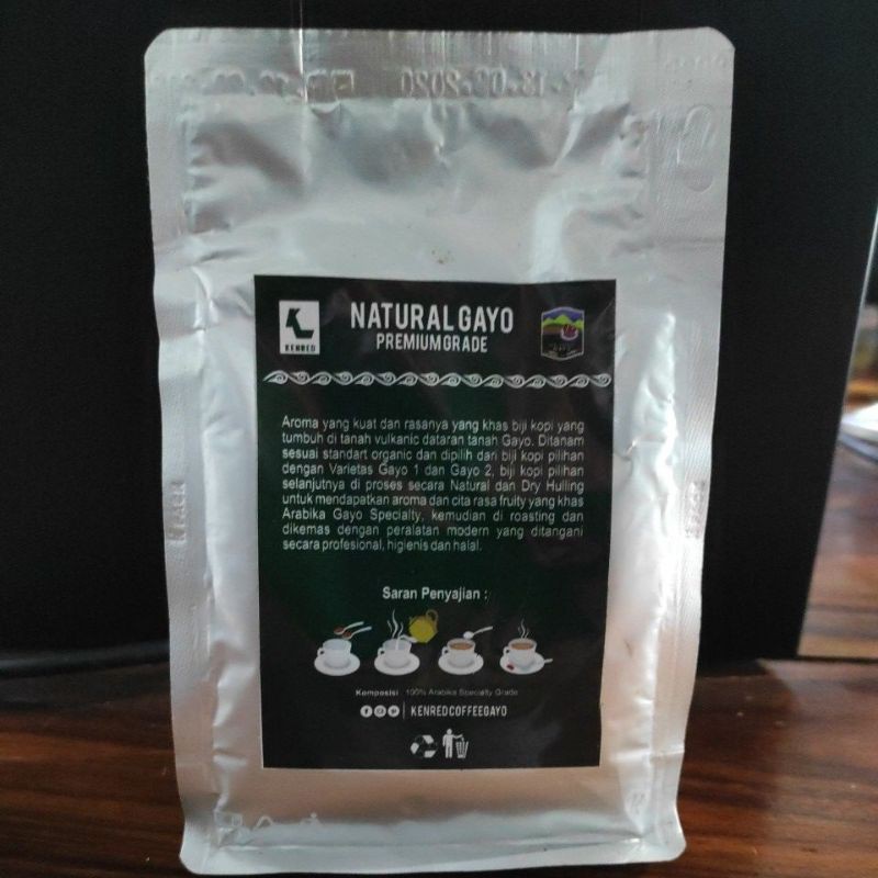 

Kenred Kopi Arabika Natural Proses 200 gram