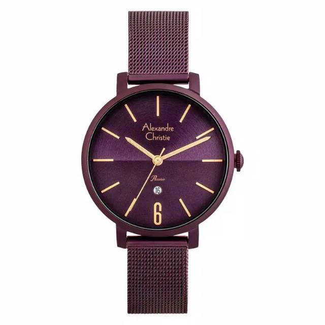 Alexandre Christie AC 2751 LD Passion Ladies Purple Dial Purple