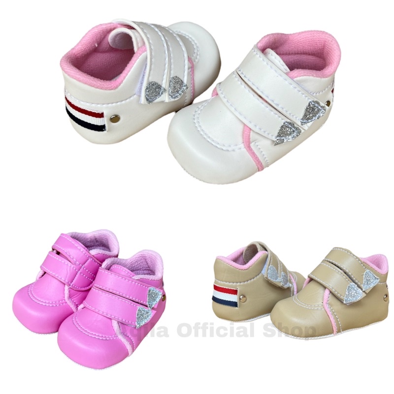 sepatu prewalker bayi perempuan 0 12 bulan murah / sepatu bayi newborn perempuan wanita - raisa