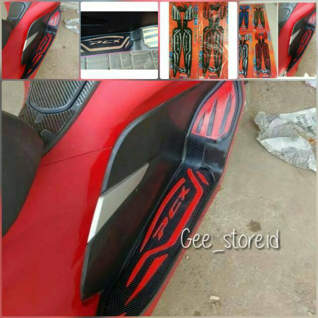 Karpet Motor PCX Pijakan Kaki Step Floor  Aksesoris Motor