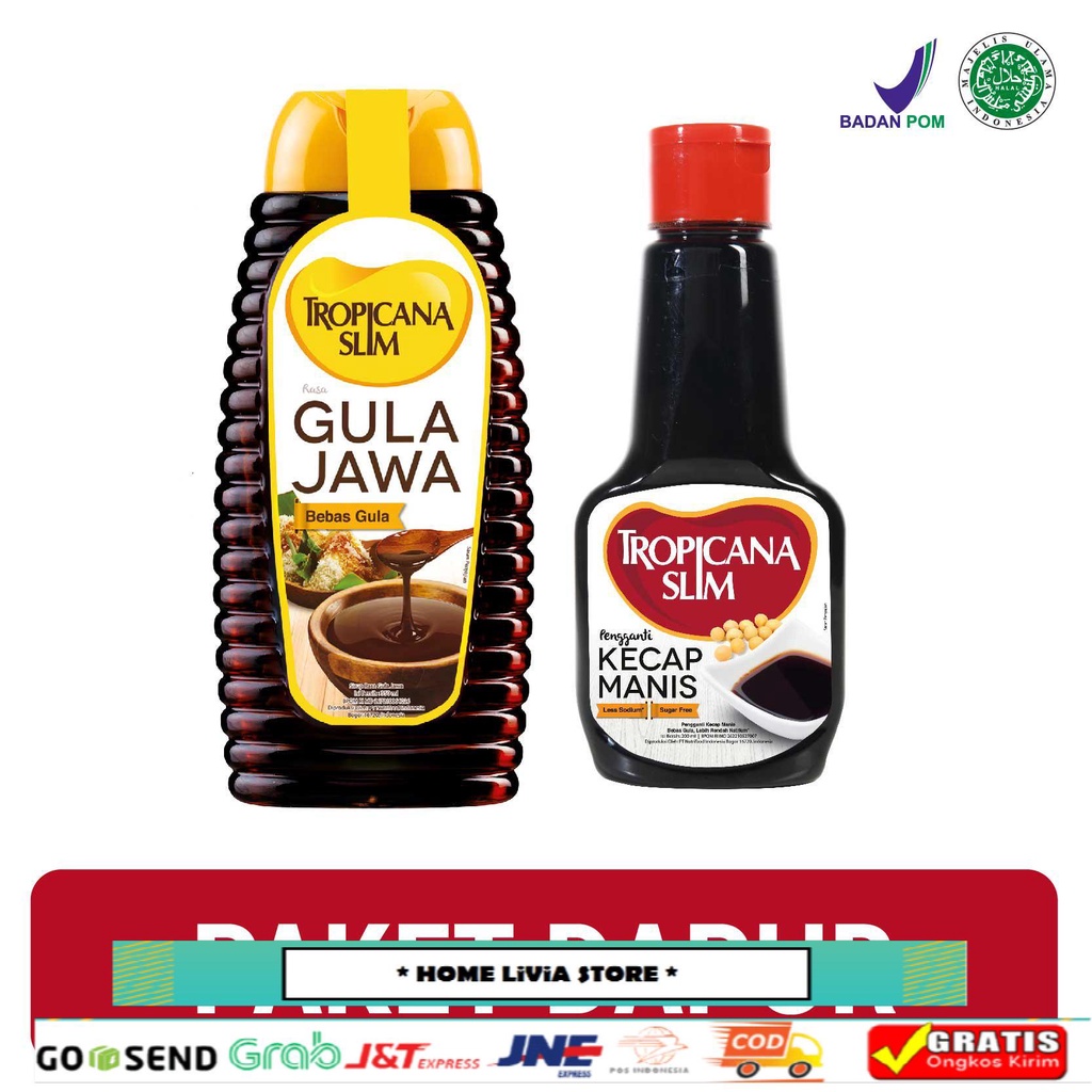 

Tropicana Slim Gula Jawa 350 ml & Tropicana Slim Kecap Manis 200 ml
