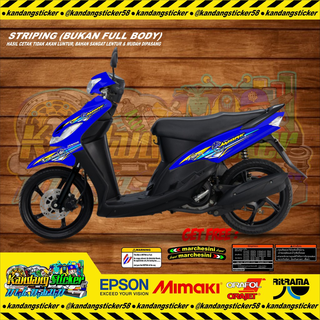 Modifikasi Motor Mio Biru Python