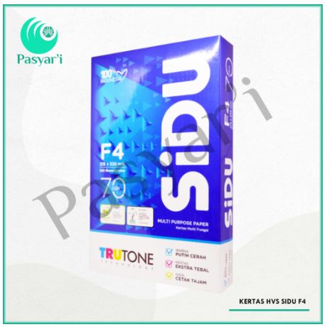 

Sidu Kertas HVS F4 70 gsm 1 rim / 500 lembar
