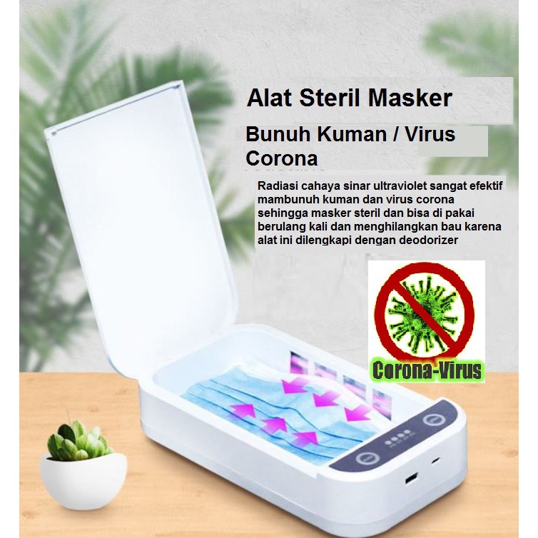 UV sterilizer box Alat Steril Masker