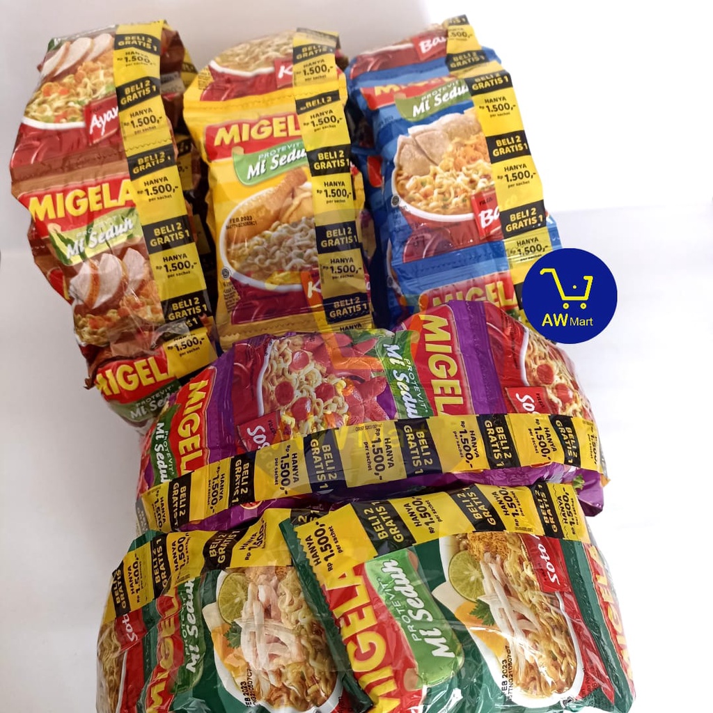 MIGELAS RENCENG ISI 1 SACHET X 28GR - ALL VARIAN [BELI 10 SACHET GRATIS 1 SACHET = 11 SACHET TOTAL]