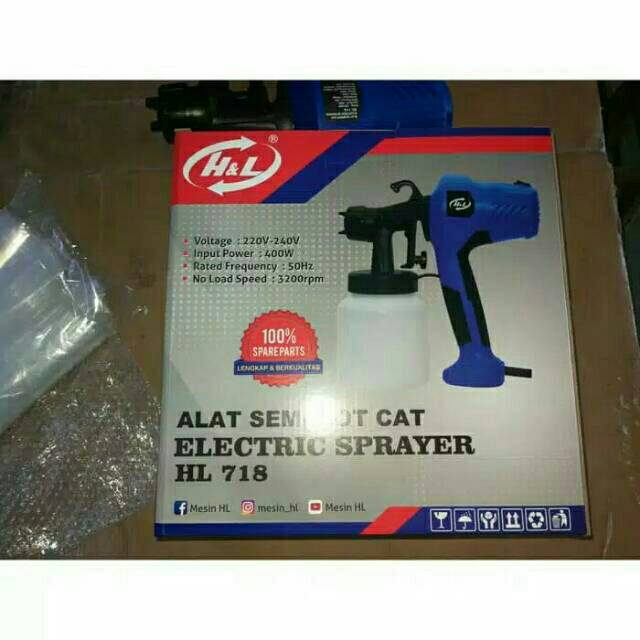 Spray Gun Listrik / Alat Cat Semprot Elektrik H&L  Hl 718