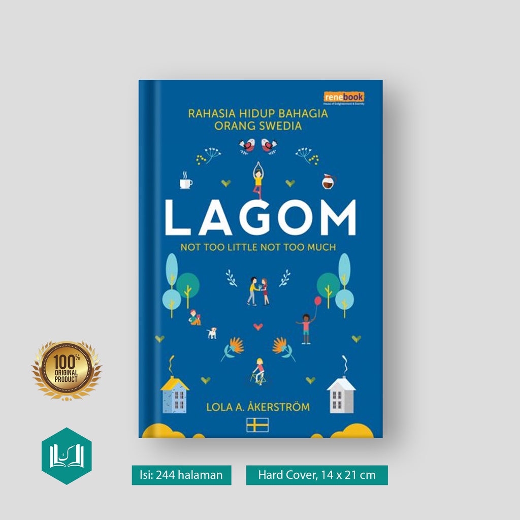 Lagom Rahasia Hidup Bahagia Orang Swedia - Hard Cover