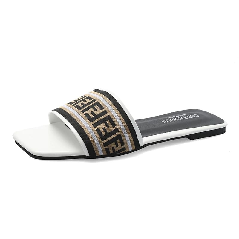 Sandal Teplek/Flatshoes wanita PRINTING