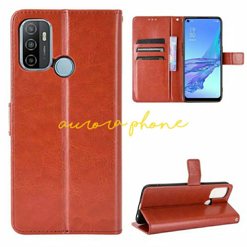Flip Cover Oppo A53 / Oppo A33 Wallet Leather Case Dompet Casing Kulit