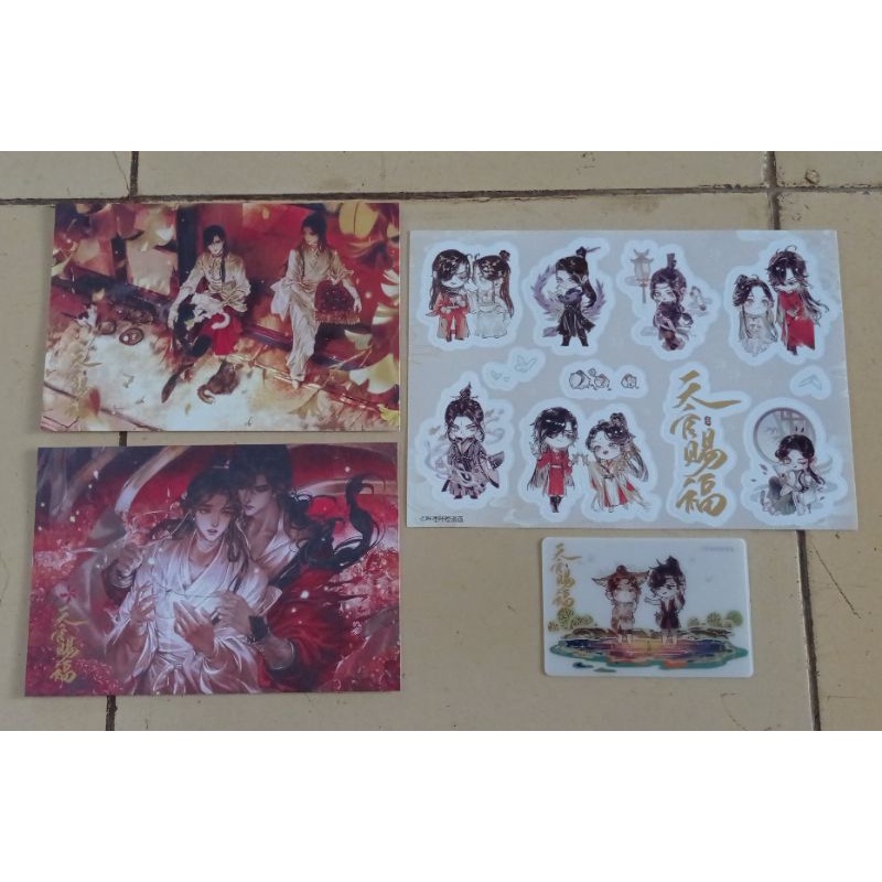 Postcard, PVC, dan Stiker Manhua TGCF