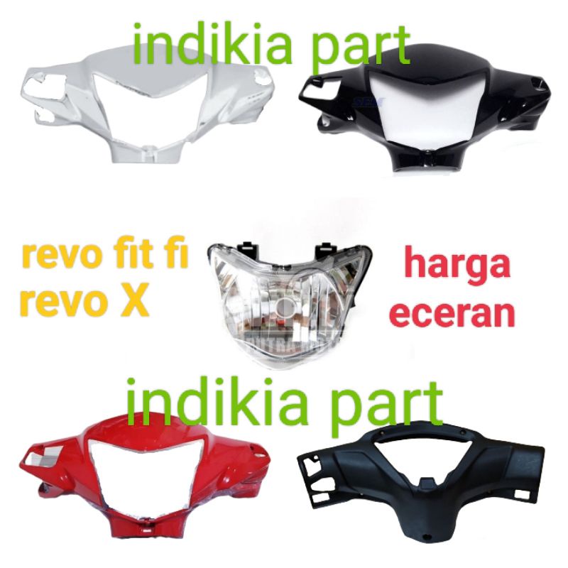 batok kepala depan belakang Revo fit fi Revo fi Revo x putih merah hitam