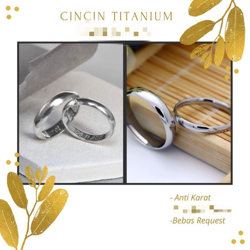 CINCIN COUPLE TITANIUM SILVER  POLOS