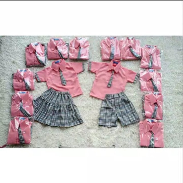 SERAGAM SEKOLAH PAUD TK SERAGAM ANAK PAUD TK