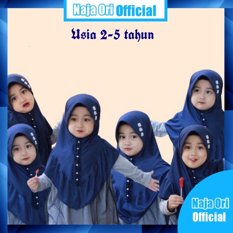 Kerudung Anak Tk | Hijab Anak 2 Tahun sampai 5 Tahun Instan